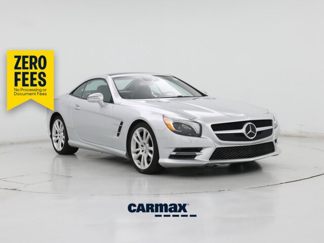 Silver 2015 Mercedes-Benz SL-Class Convertible Rear-Wheel Drive Automatic