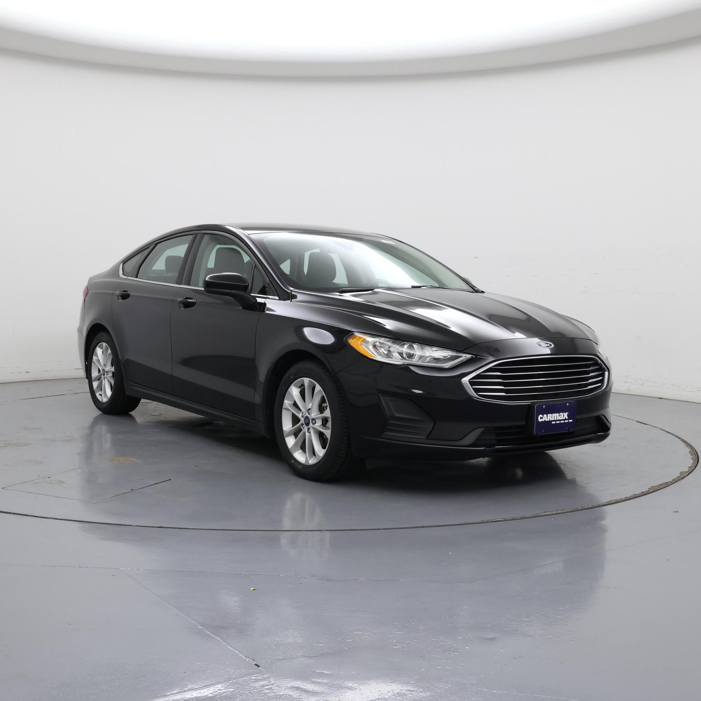 Black 2019 Ford Fusion Sedan Front-Wheel Drive Automatic