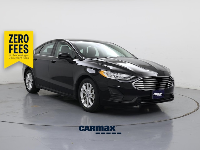 Black 2019 Ford Fusion Sedan Front-Wheel Drive Automatic