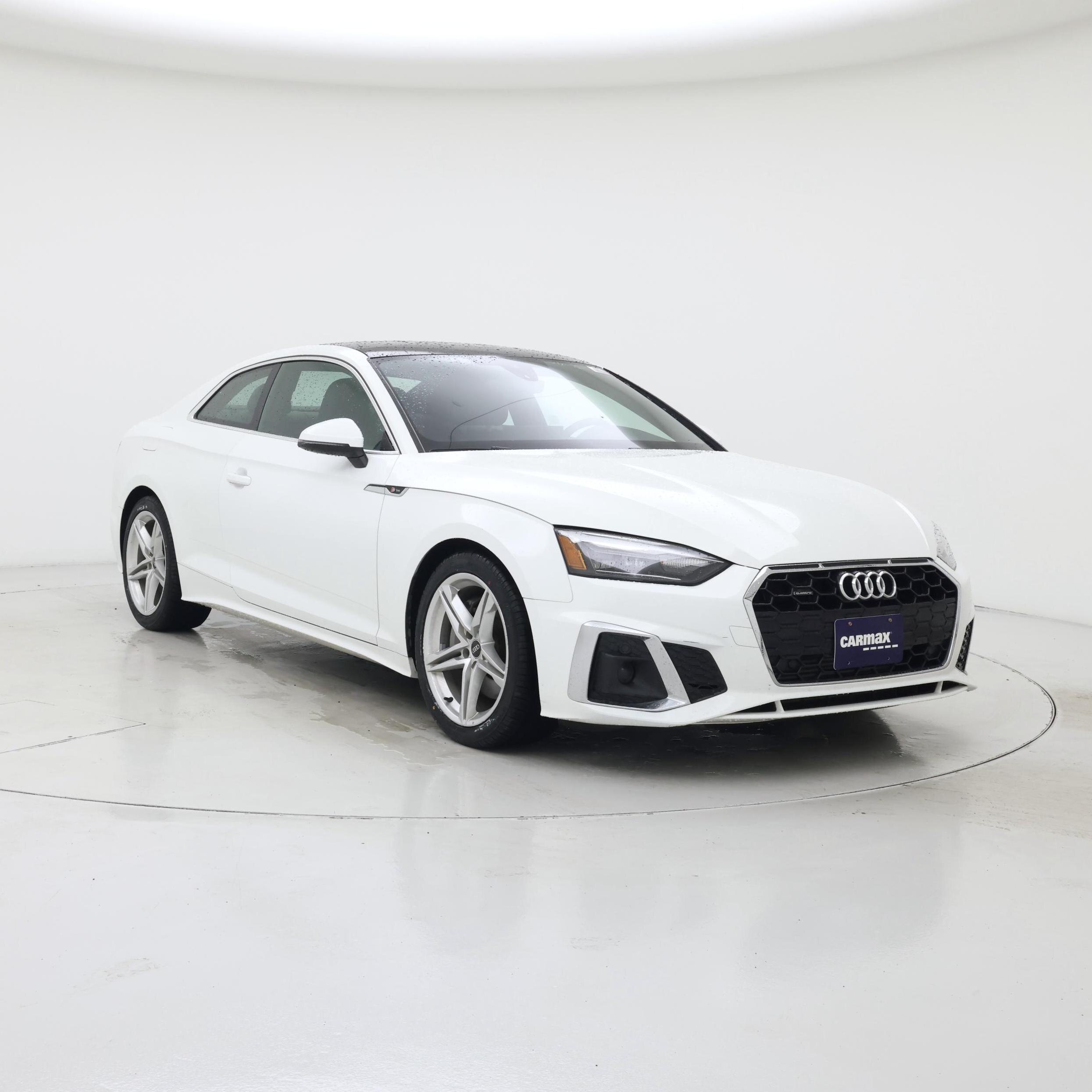 White 2022 Audi A5 Coupe All-Wheel Drive Automatic