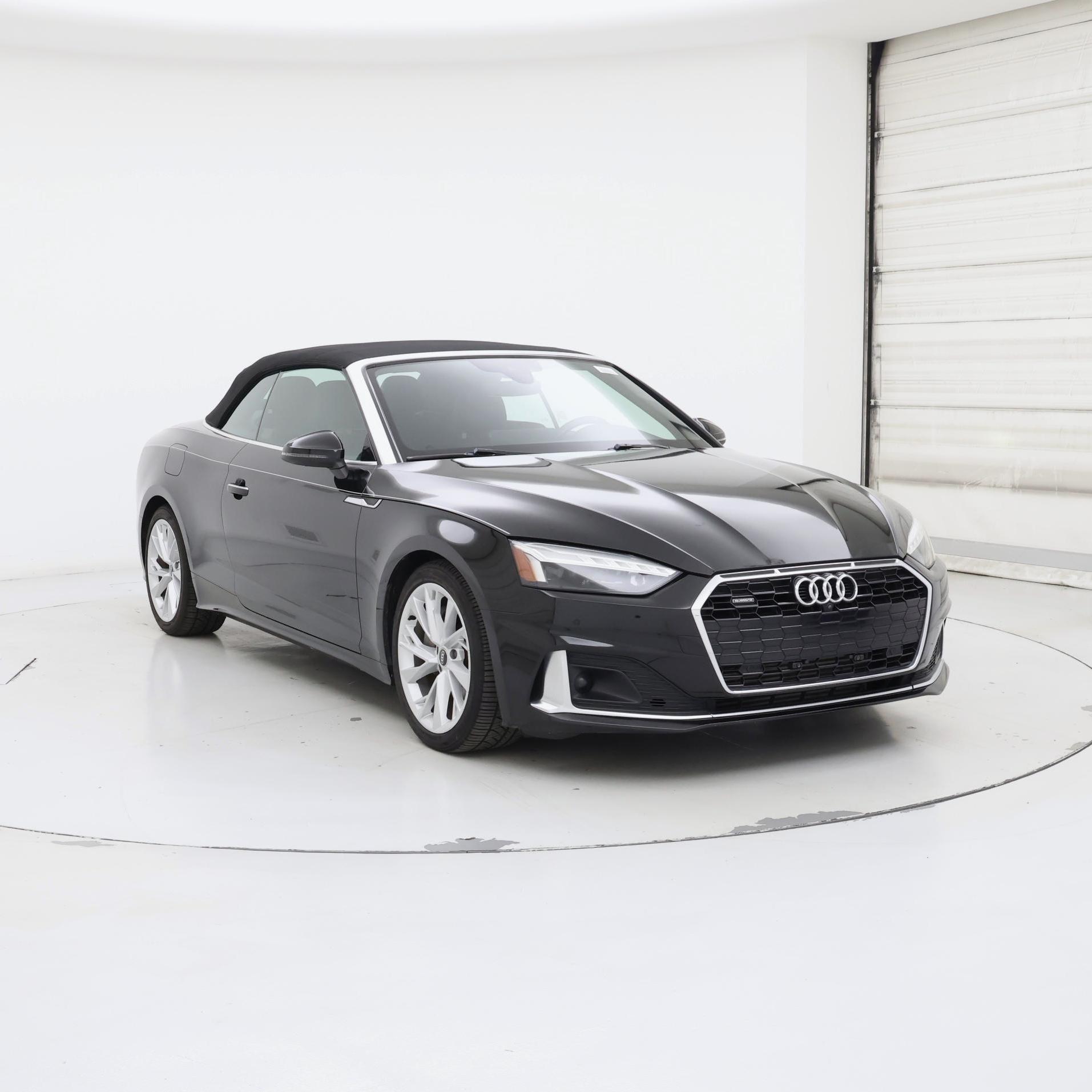 Black 2021 Audi A5 Convertible All-Wheel Drive Automatic