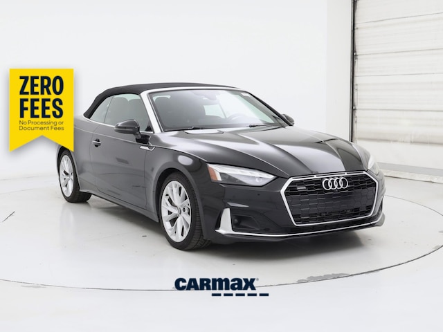 Black 2021 Audi A5 Convertible All-Wheel Drive Automatic