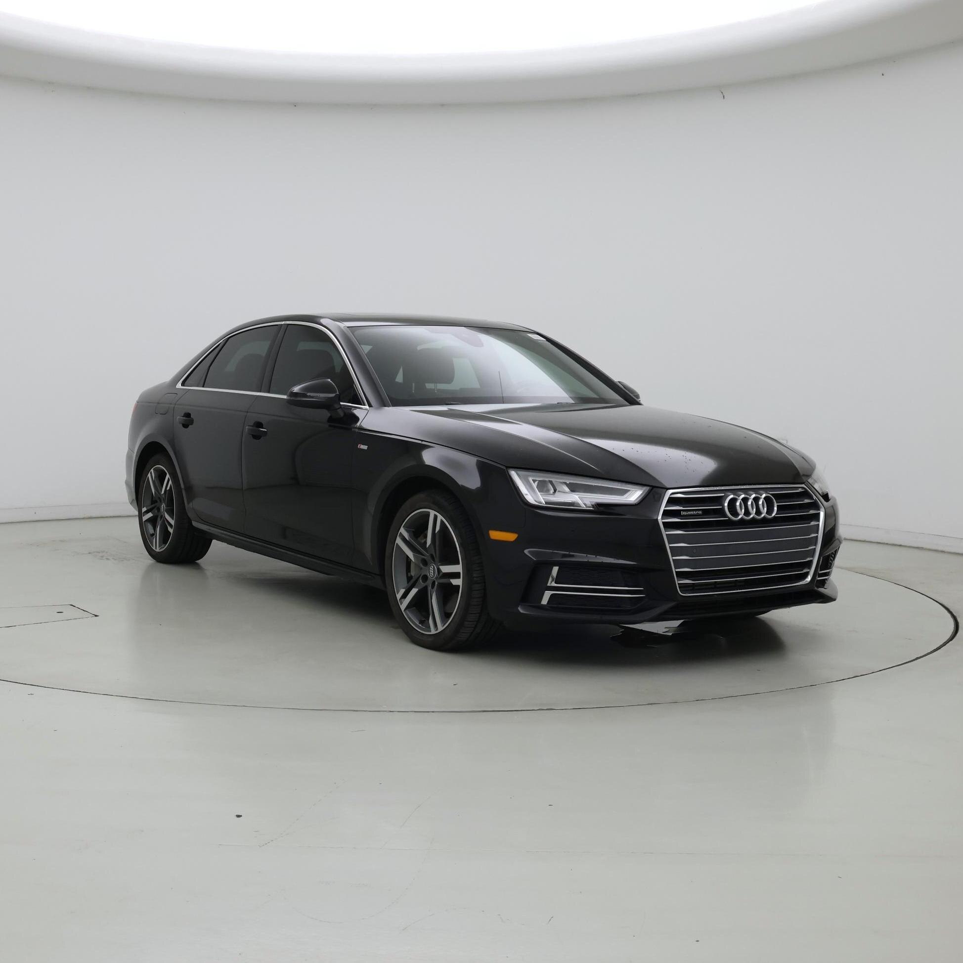 Black 2017 Audi A4 Sedan All-Wheel Drive Automatic