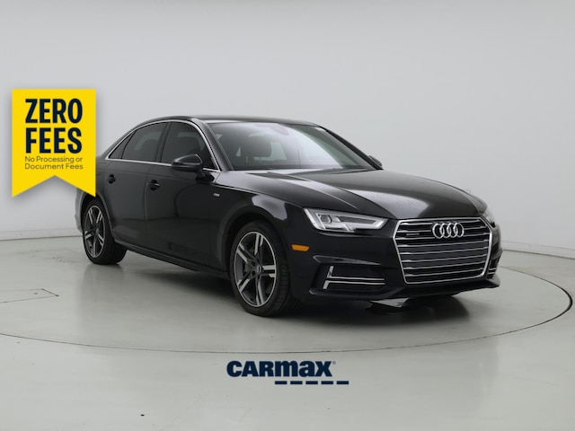 Black 2017 Audi A4 Sedan All-Wheel Drive Automatic