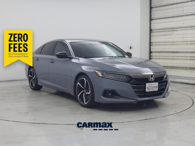 Blue 2022 Honda Accord Sedan Front-Wheel Drive Automatic