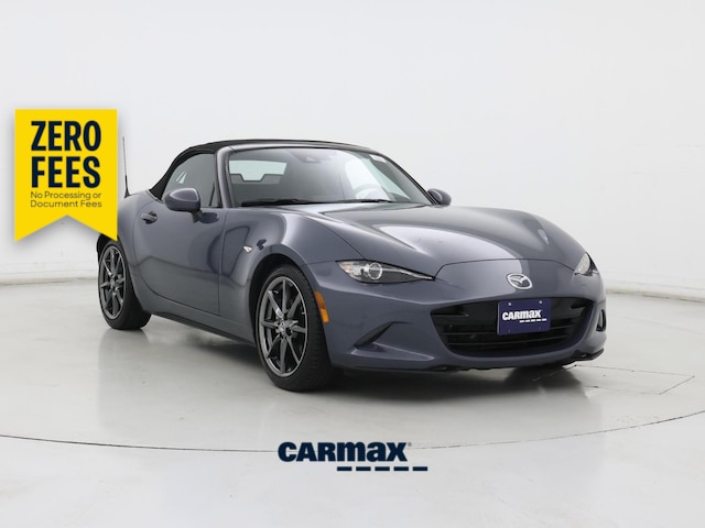 Gray 2020 Mazda MX-5 Miata Convertible Rear-Wheel Drive Manual