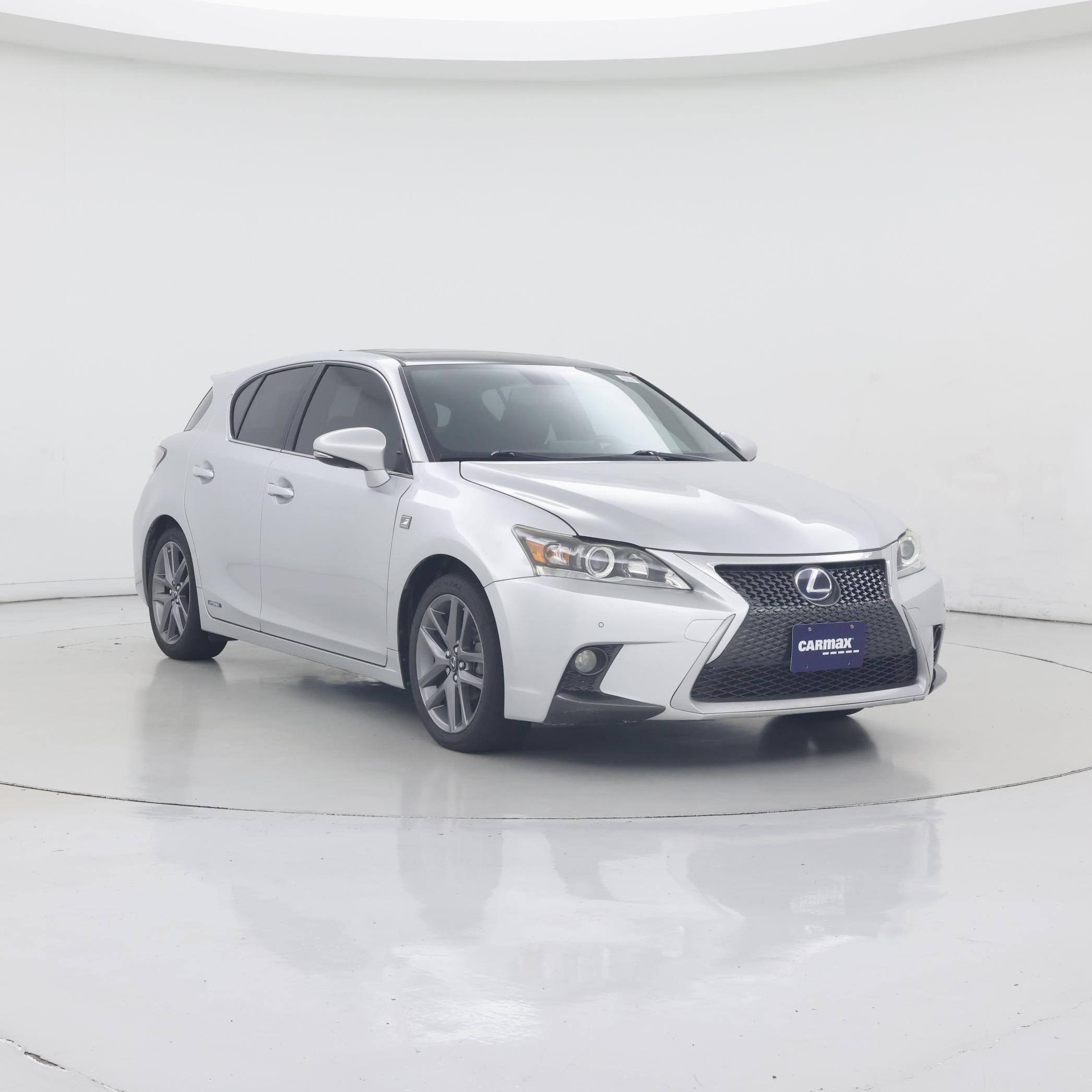 Silver 2014 Lexus CT Hybrid Wagon Front-Wheel Drive Automatic