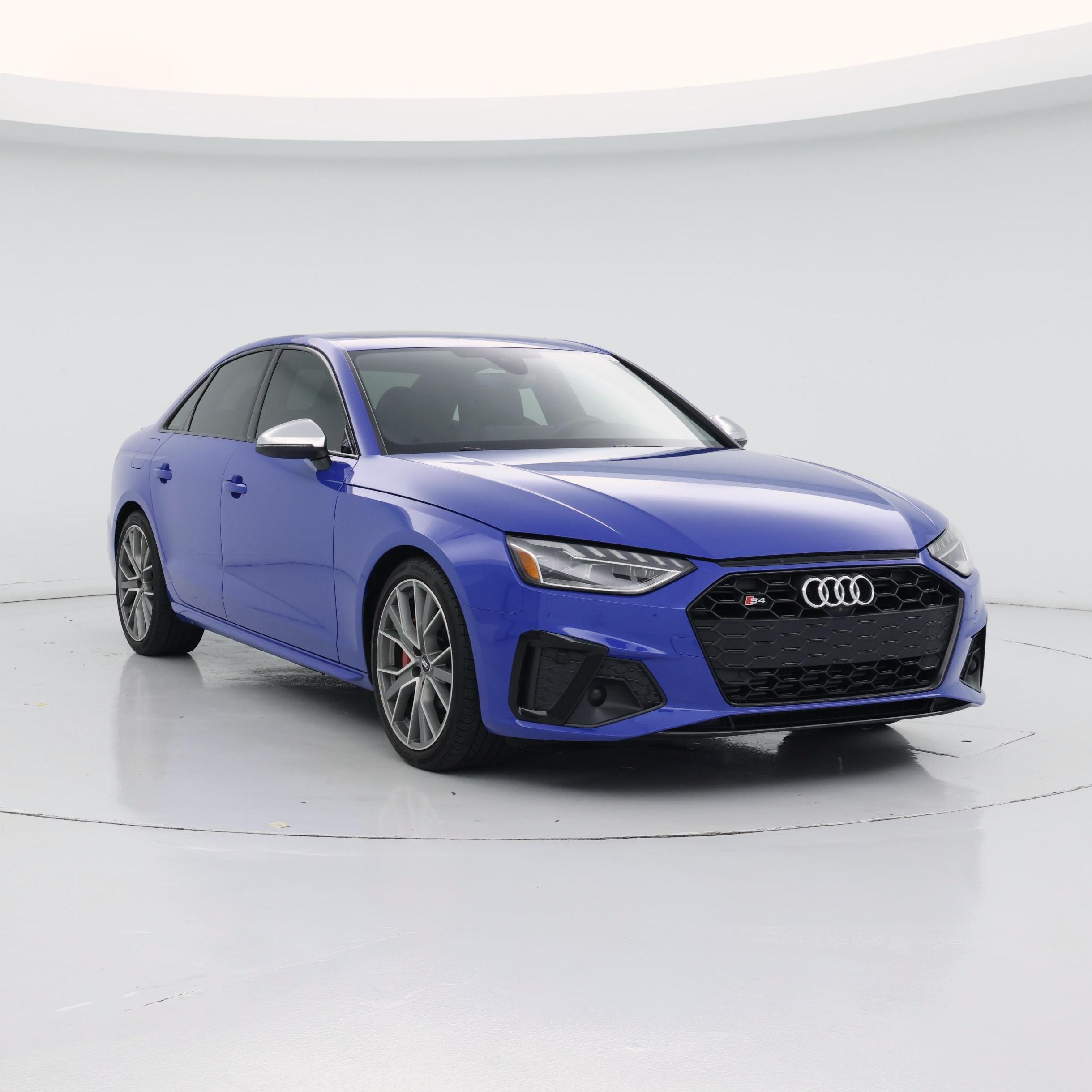 Blue 2021 Audi S4 Sedan All-Wheel Drive Automatic