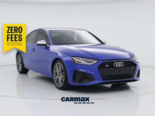 Blue 2021 Audi S4 Sedan All-Wheel Drive Automatic