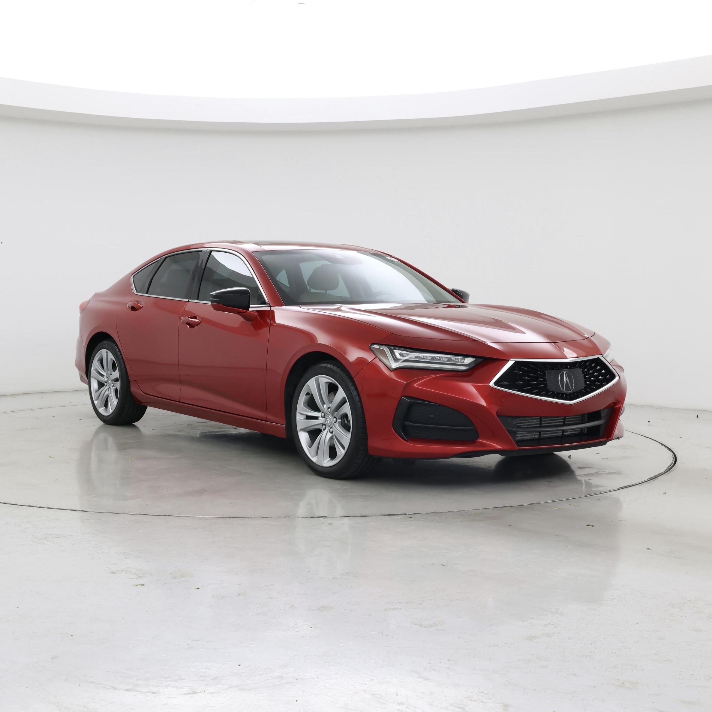 Red 2021 Acura TLX Sedan All-Wheel Drive Automatic