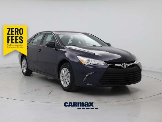 Blue 2017 Toyota Camry Sedan Front-Wheel Drive Automatic