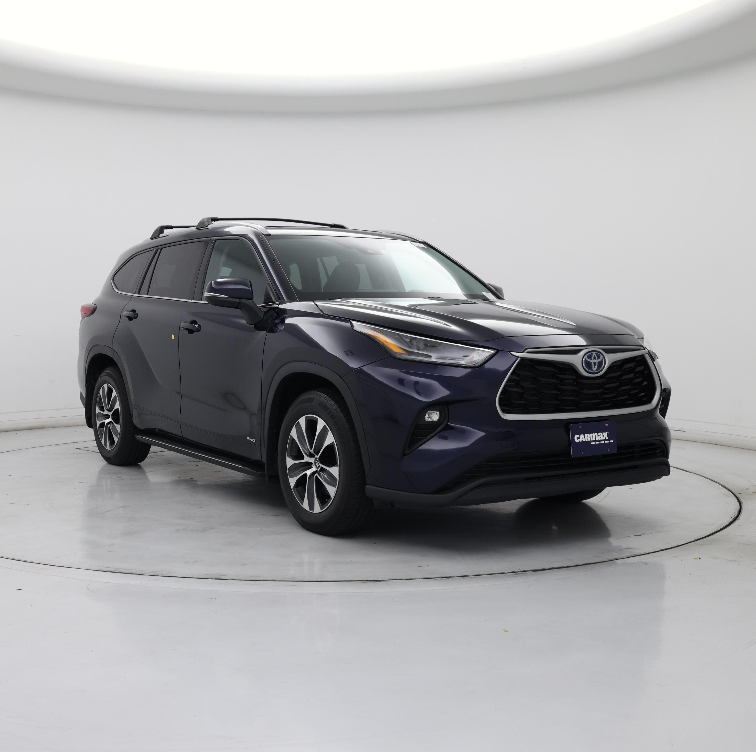 Blue 2022 Toyota Highlander Hybrid SUV / Crossover All-Wheel Drive Automatic