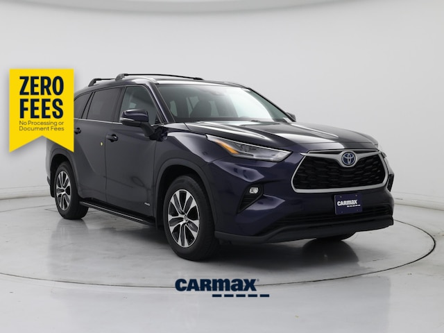 Blue 2022 Toyota Highlander Hybrid SUV / Crossover All-Wheel Drive Automatic