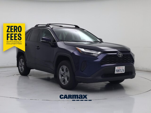 Blue 2022 Toyota RAV4 SUV / Crossover Front-Wheel Drive Automatic