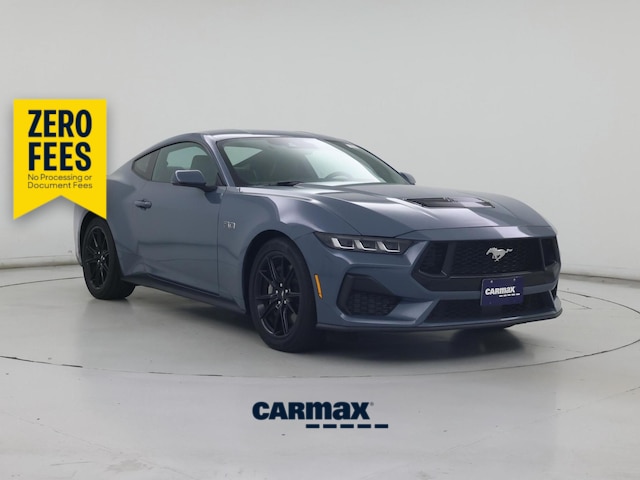 Blue 2024 Ford Mustang Coupe Rear-Wheel Drive Automatic