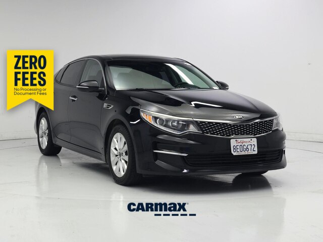 Black 2018 Kia Optima Sedan Front-Wheel Drive Automatic