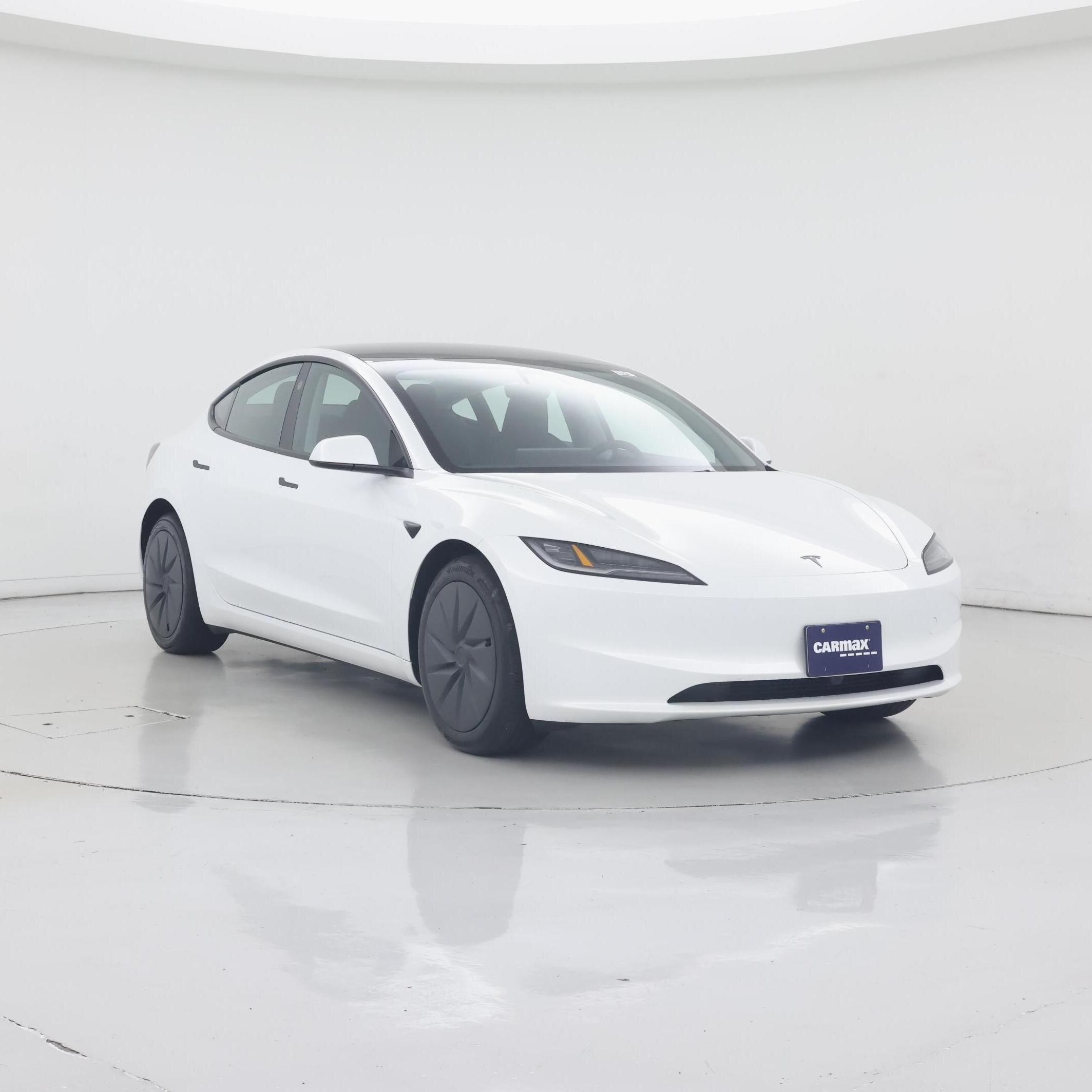 White 2026 Tesla Model 3 Sedan Rear-Wheel Drive Automatic