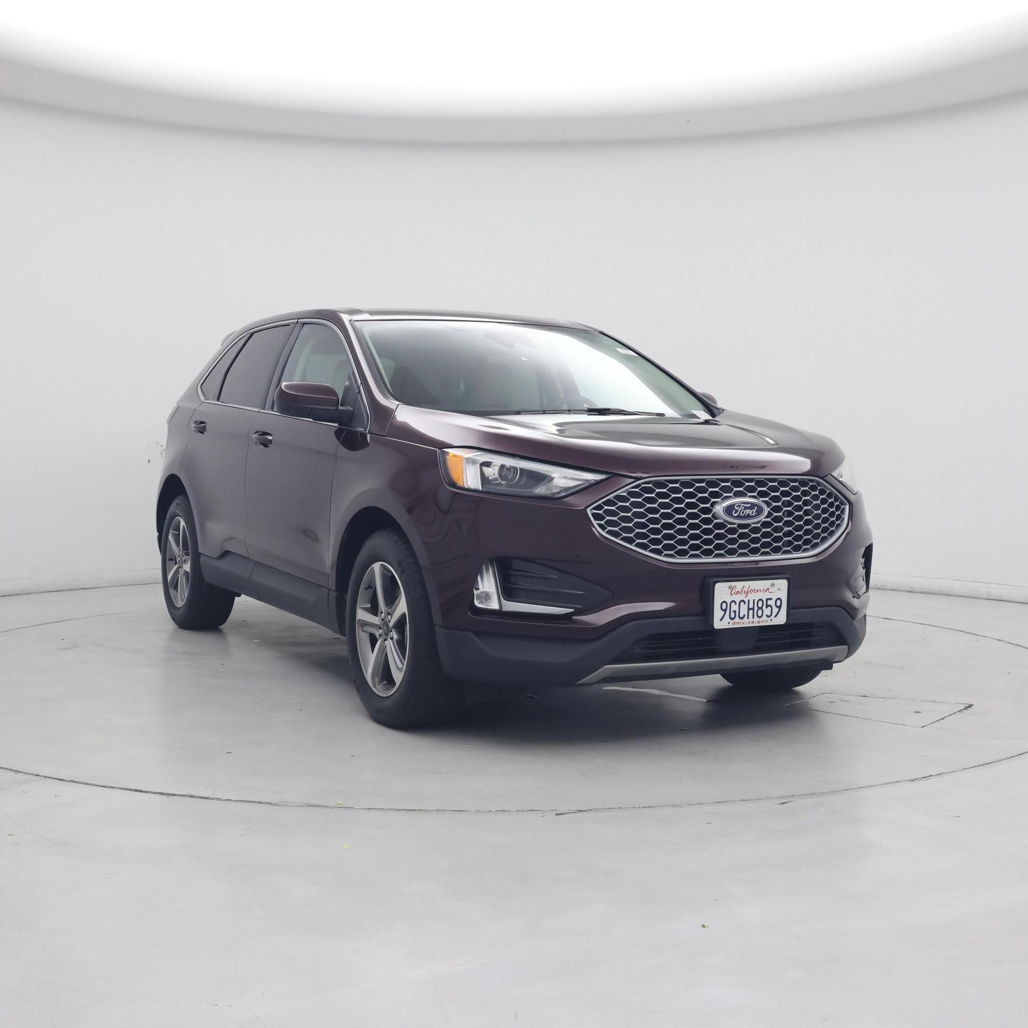 Red (Burgundy) 2023 Ford Edge SUV / Crossover All-Wheel Drive Automatic
