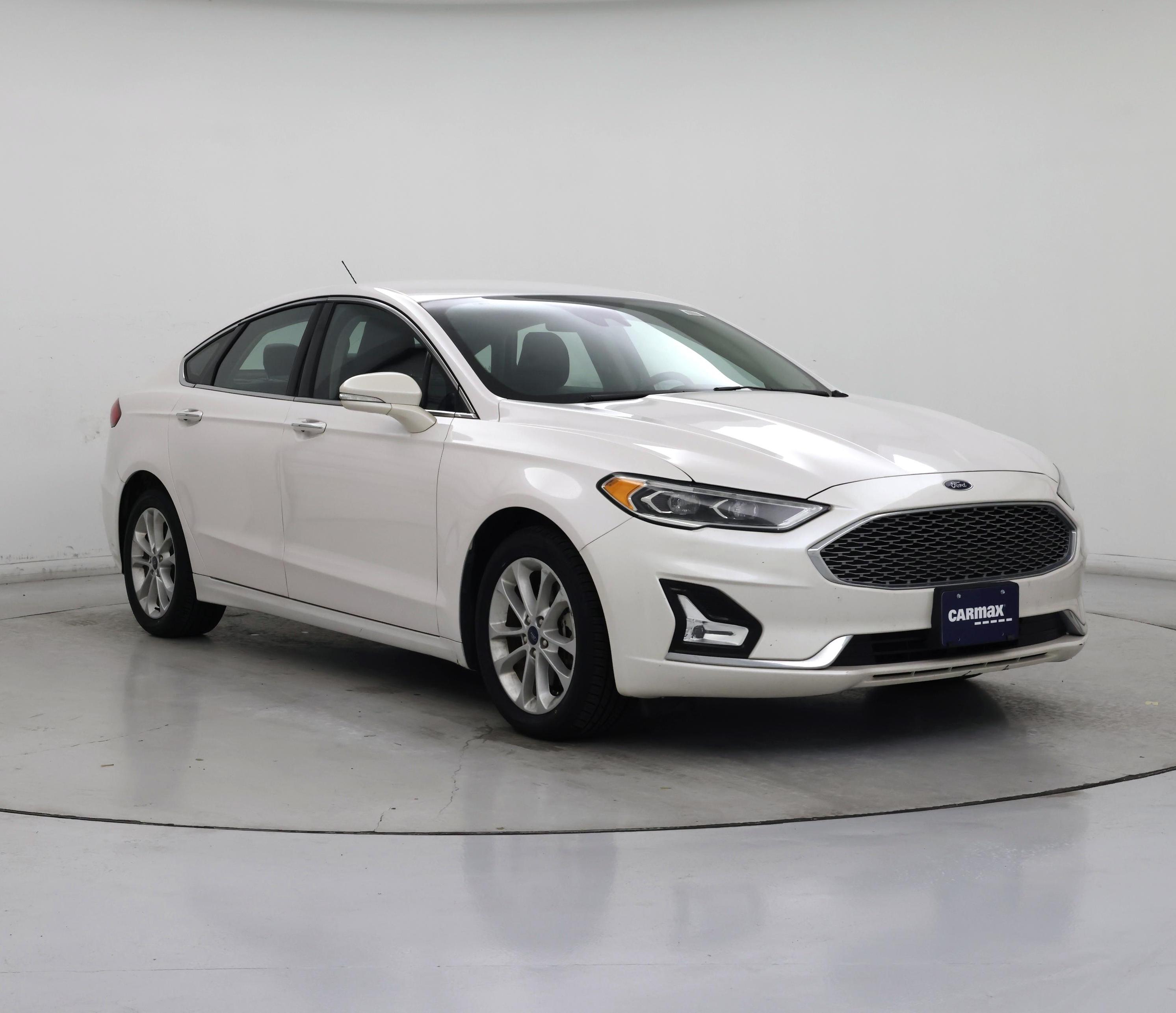 White 2019 Ford Fusion Energi Sedan Front-Wheel Drive Automatic