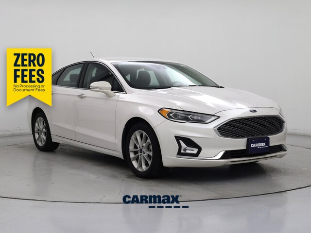 White 2019 Ford Fusion Energi Sedan Front-Wheel Drive Automatic