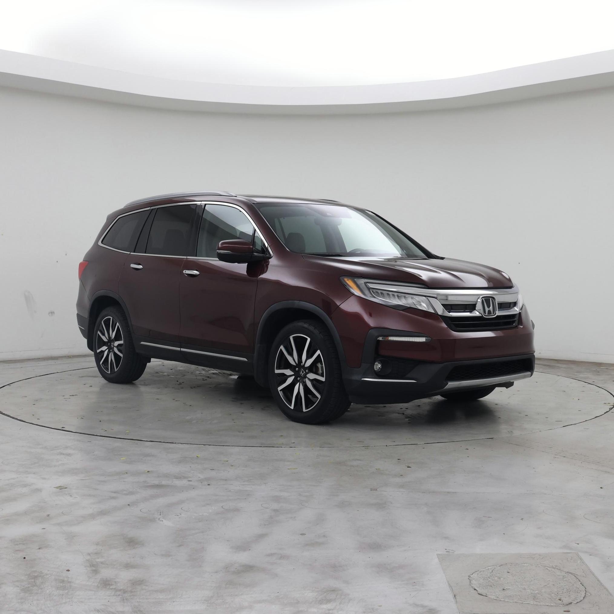 Red (Burgundy) 2022 Honda Pilot SUV / Crossover Front-Wheel Drive Automatic