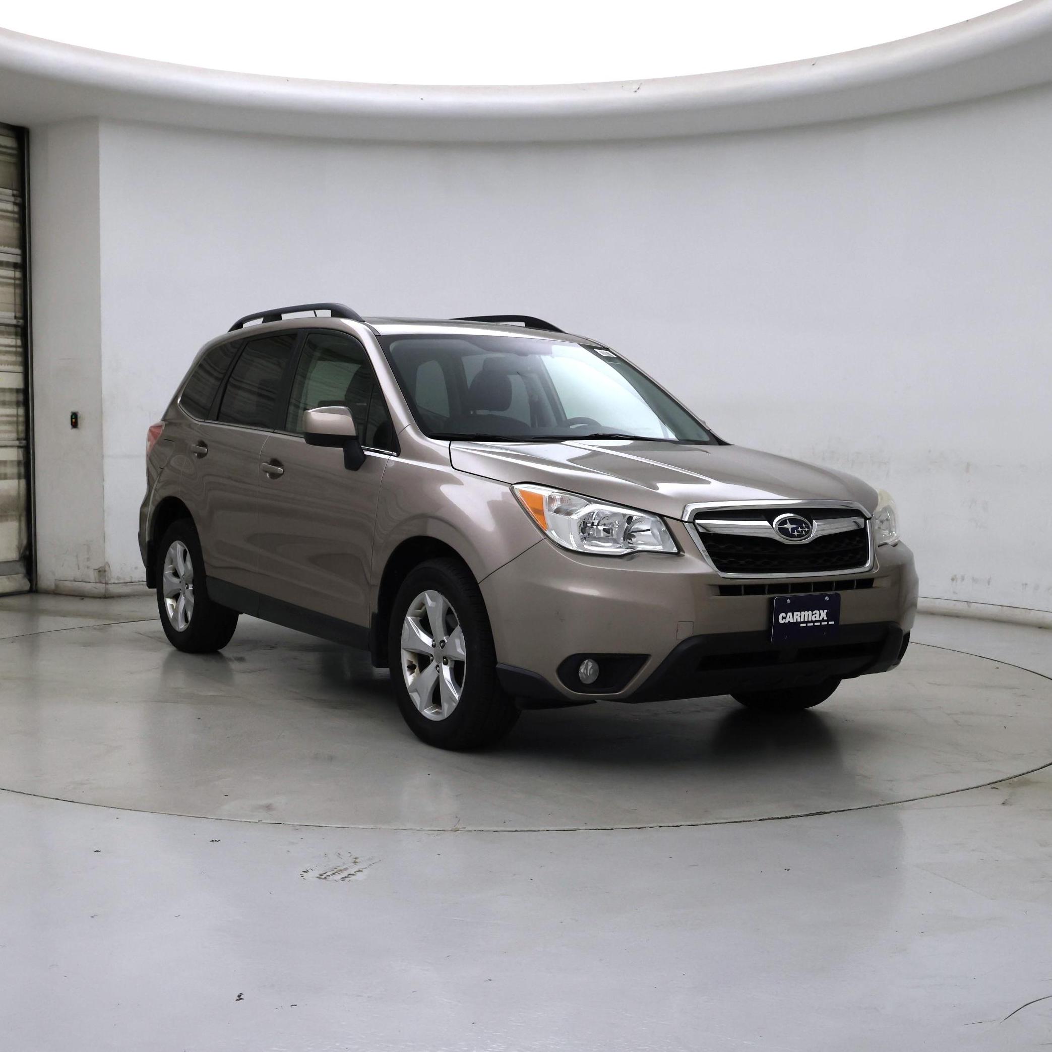 Brown (Tan) 2015 Subaru Forester SUV / Crossover All-Wheel Drive Automatic