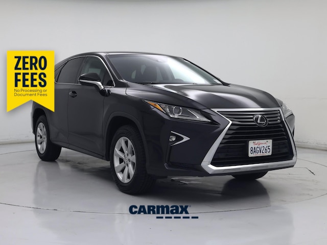 Black 2017 Lexus RX SUV / Crossover Front-Wheel Drive Automatic