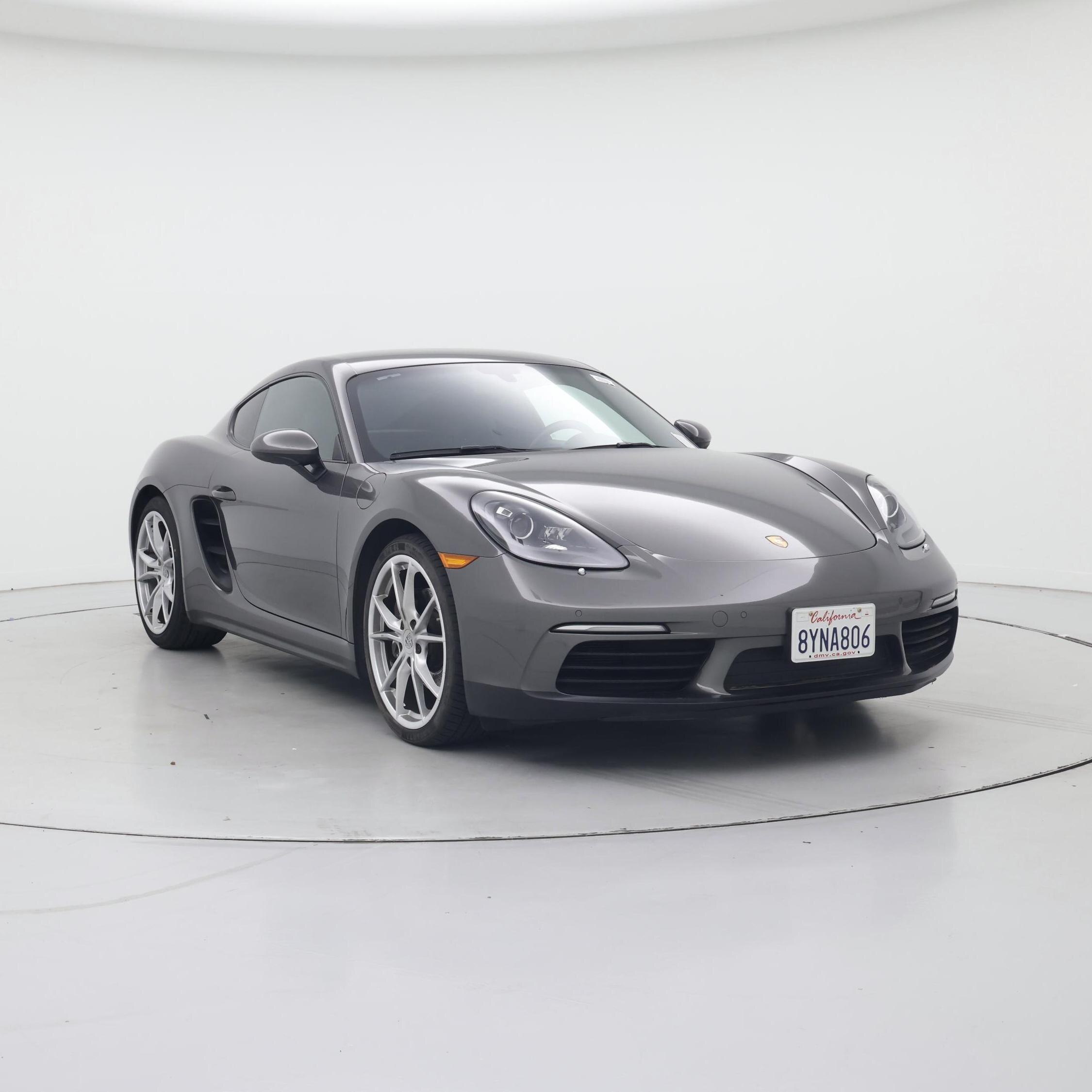 Gray 2018 Porsche 718 Cayman Coupe Rear-Wheel Drive Automatic