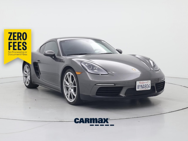 Gray 2018 Porsche 718 Cayman Coupe Rear-Wheel Drive Automatic