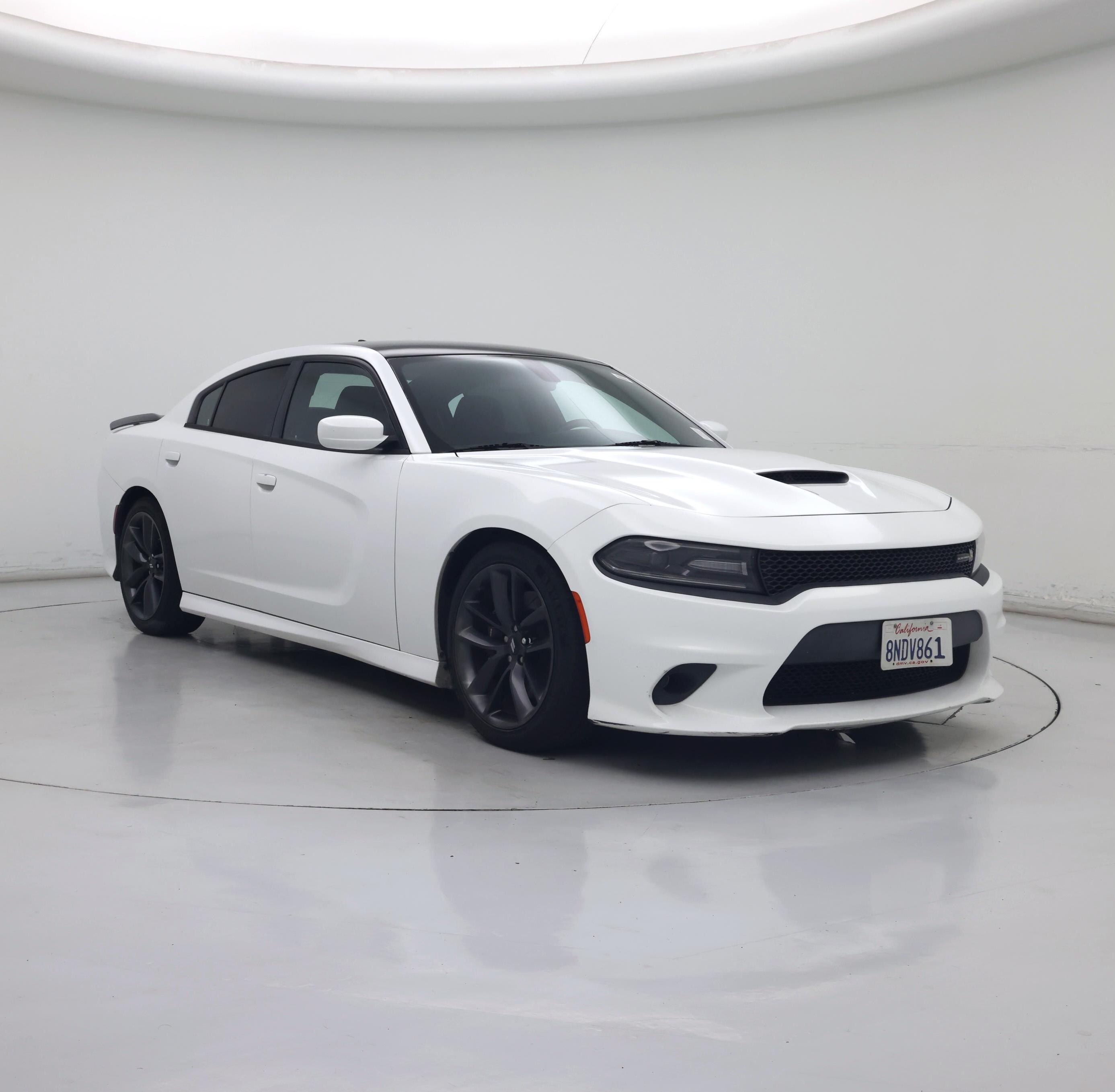 White 2018 Dodge Charger Sedan Rear-Wheel Drive Automatic
