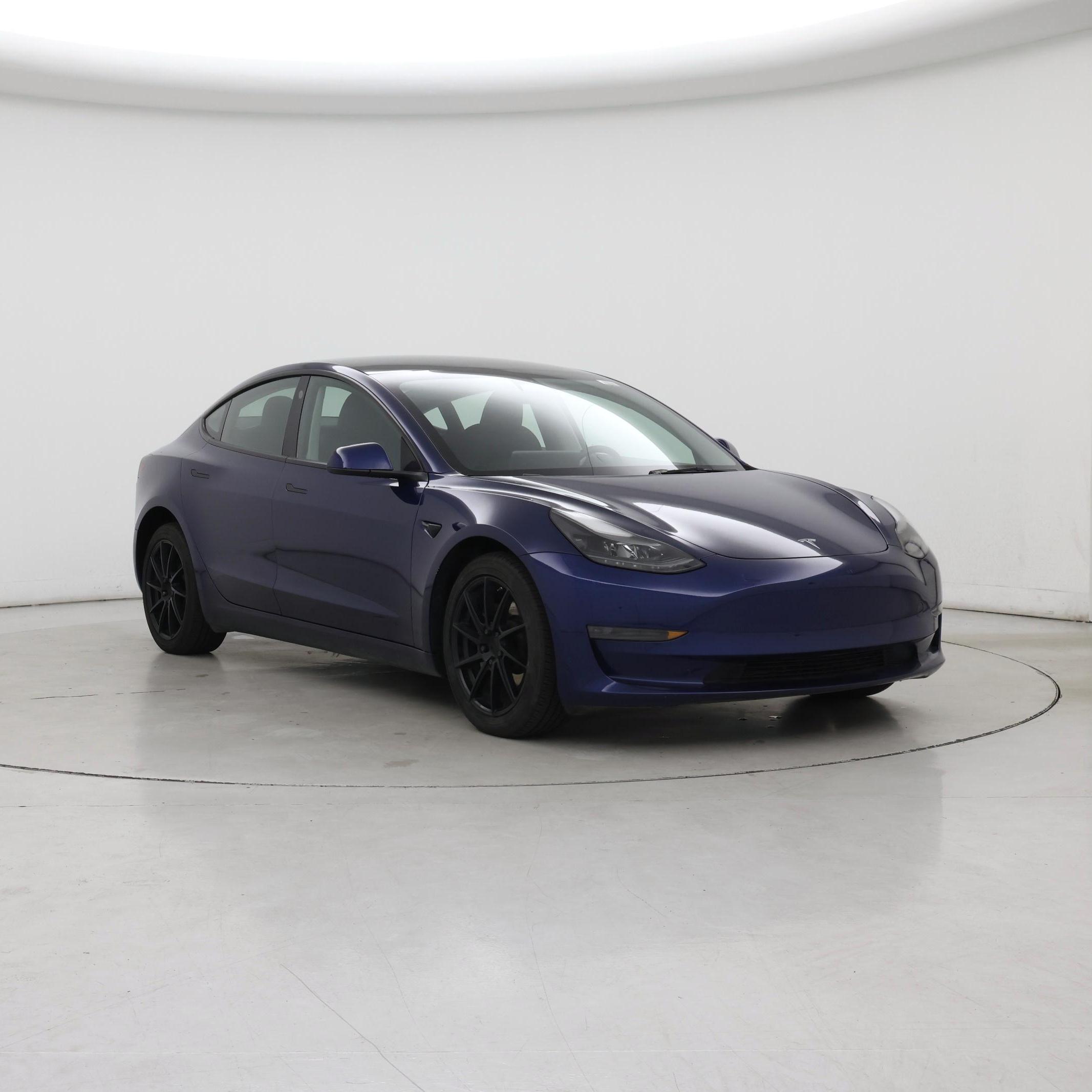Blue 2023 Tesla Model 3 Sedan Rear-Wheel Drive Automatic
