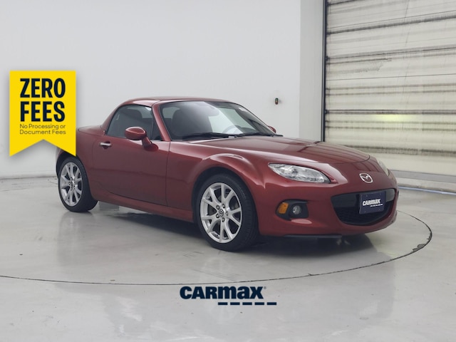 Red 2015 Mazda MX-5 Miata Convertible Rear-Wheel Drive Manual