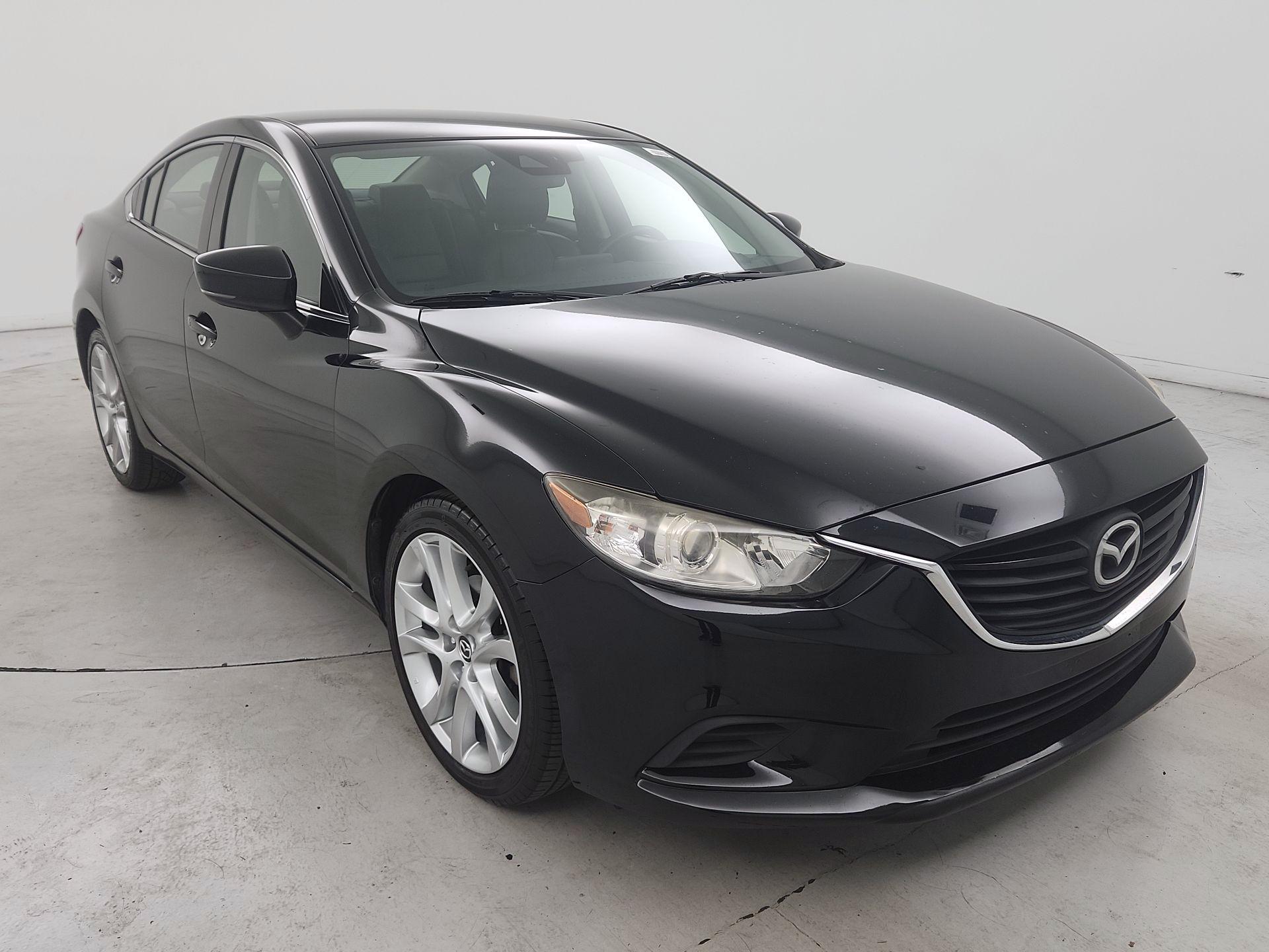 Black 2017 Mazda MAZDA6 Sedan Front-Wheel Drive Automatic
