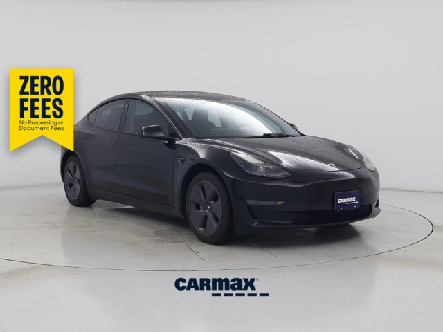 Black 2022 Tesla Model 3 Sedan All-Wheel Drive Automatic