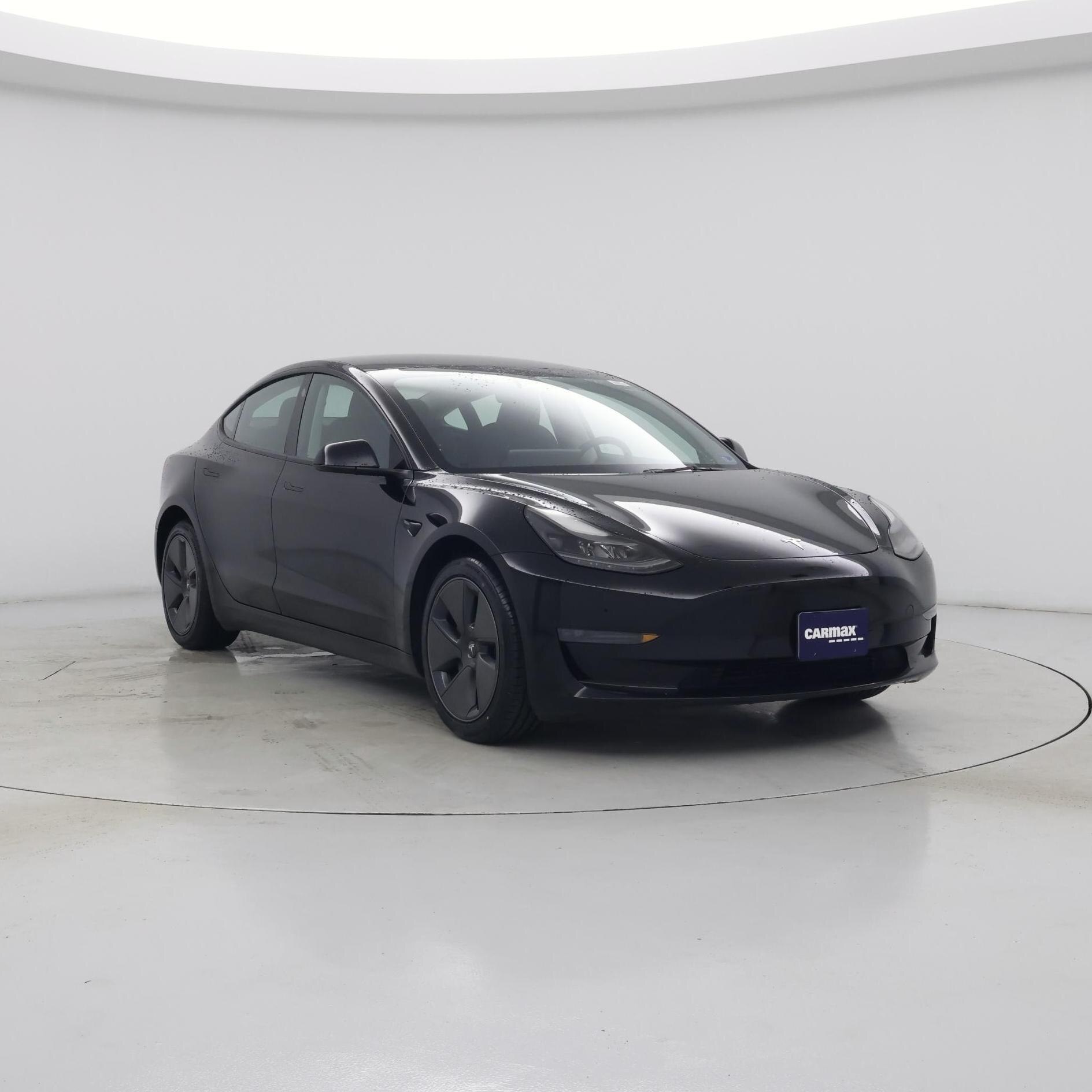 Black 2023 Tesla Model 3 Sedan Rear-Wheel Drive Automatic