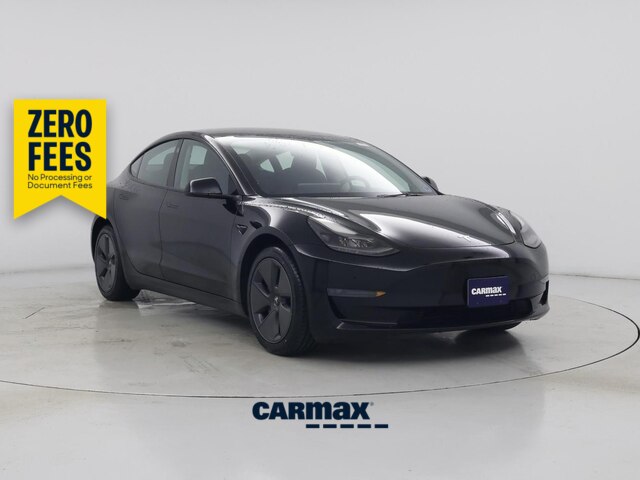 Black 2023 Tesla Model 3 Sedan Rear-Wheel Drive Automatic