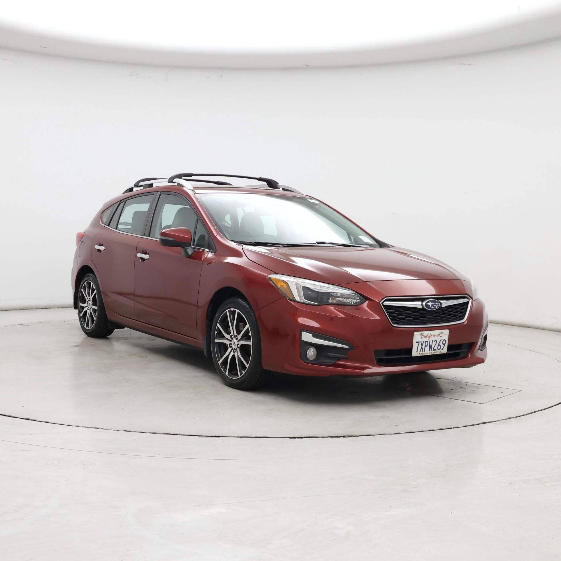 Red (Burgundy) 2017 Subaru Impreza Hatchback All-Wheel Drive Automatic