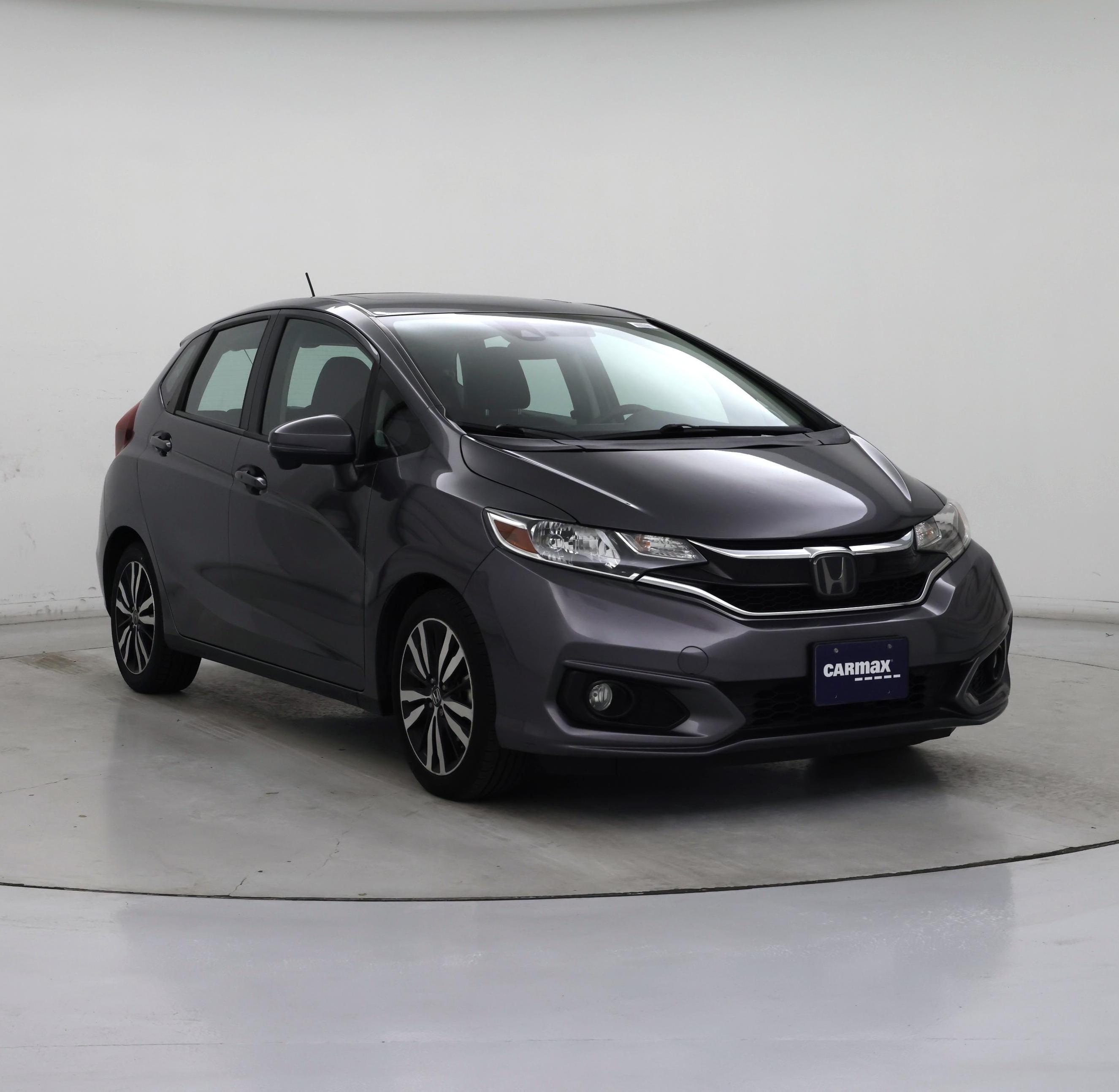 Gray 2018 Honda Fit Hatchback Front-Wheel Drive Automatic