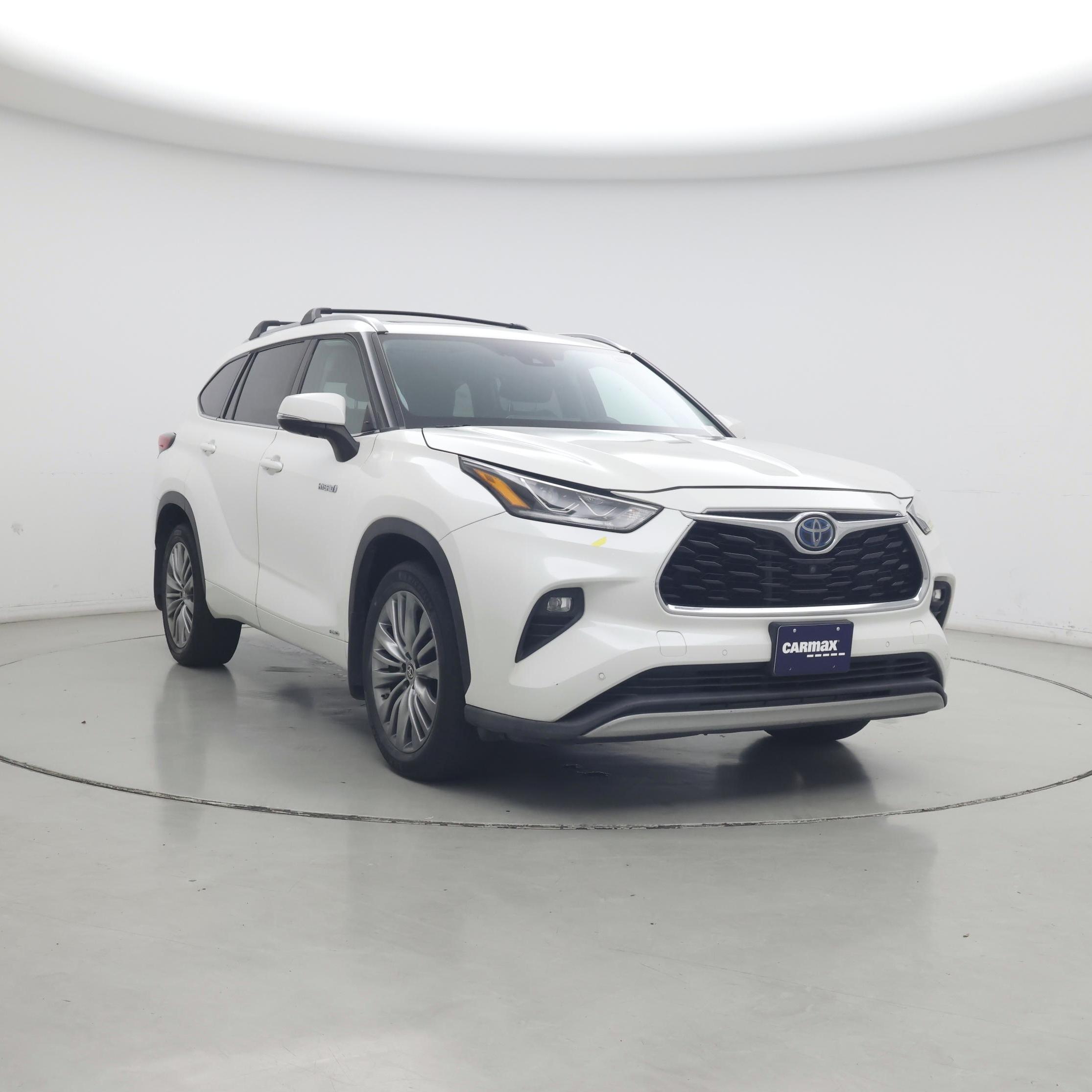 White 2020 Toyota Highlander Hybrid SUV / Crossover All-Wheel Drive Automatic