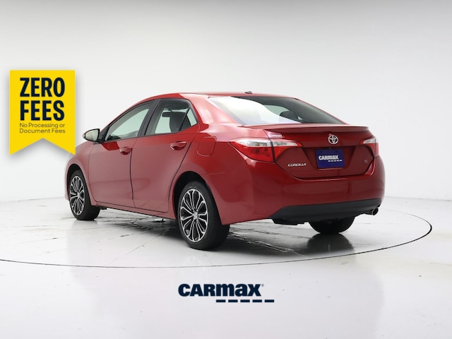 Red 2014 Toyota Corolla Sedan Front-Wheel Drive Automatic