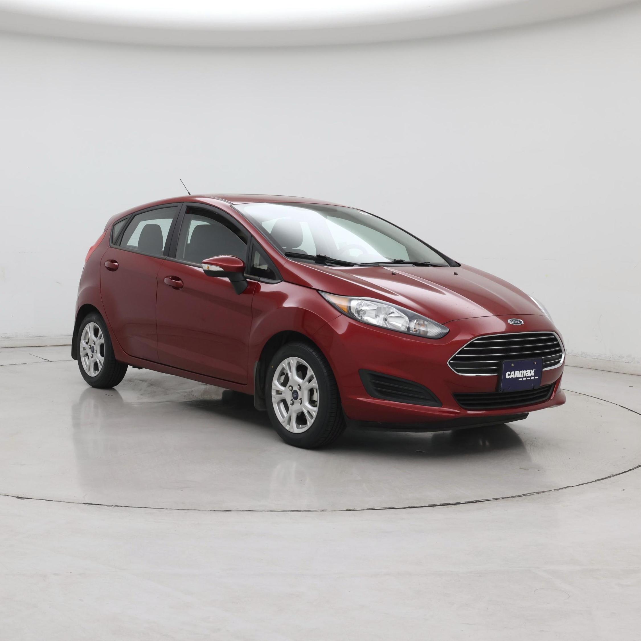 Red 2015 Ford Fiesta Hatchback Front-Wheel Drive Automatic