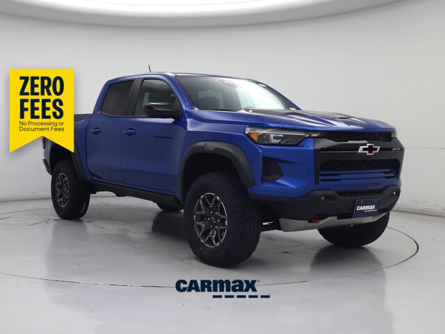Blue 2023 Chevrolet Colorado Pickup Truck Four-Wheel Drive Automatic