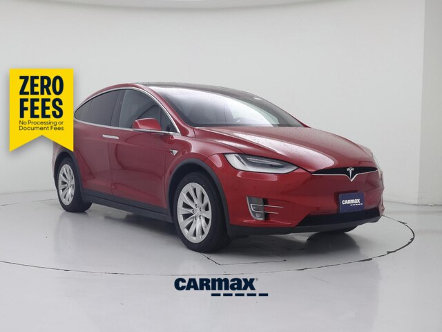 Red 2020 Tesla Model X SUV / Crossover All-Wheel Drive Automatic