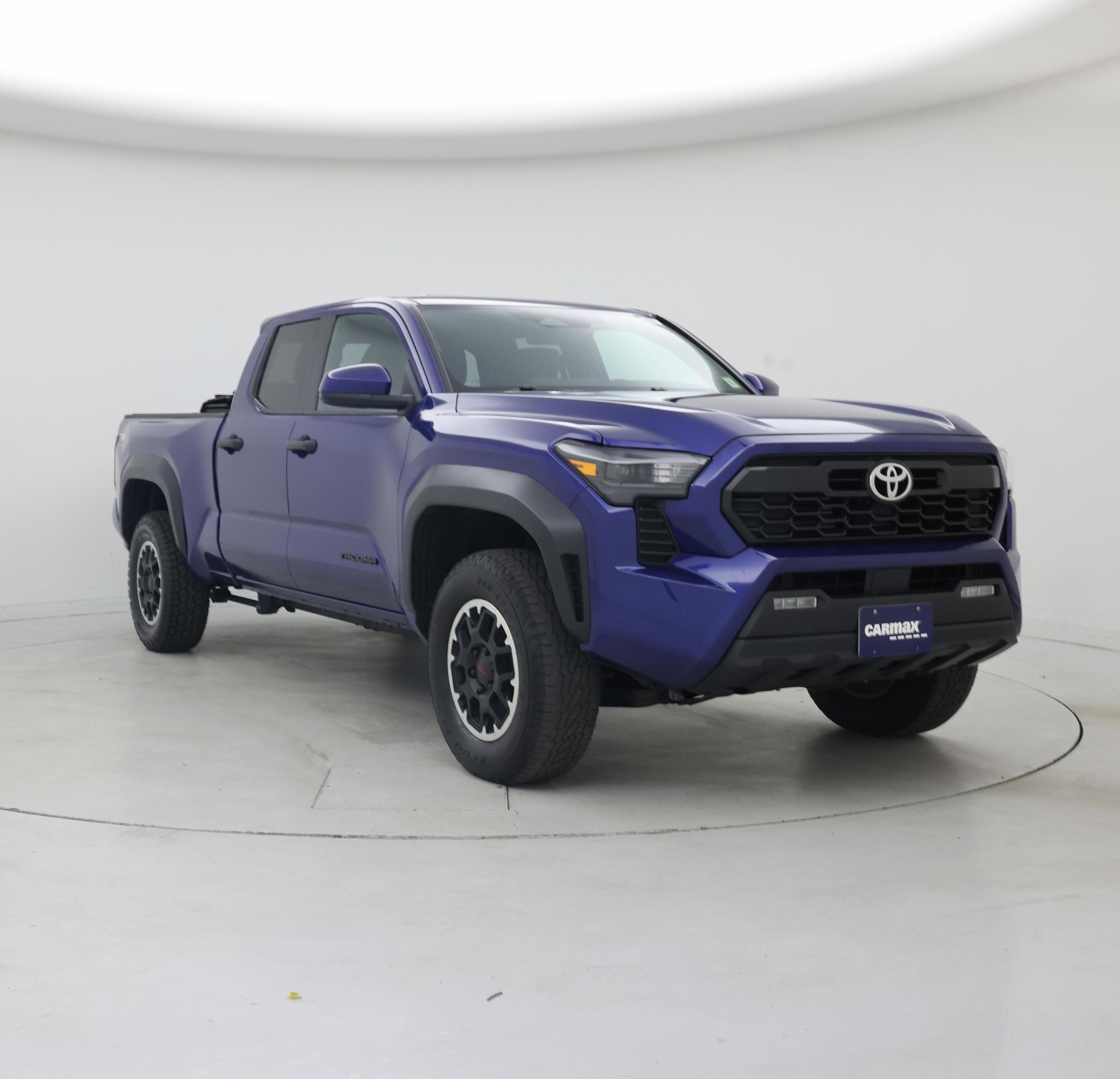 Blue 2024 Toyota Tacoma Pickup Truck Four-Wheel Drive Automatic