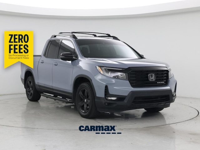 Blue 2022 Honda Ridgeline Pickup Truck All-Wheel Drive Automatic