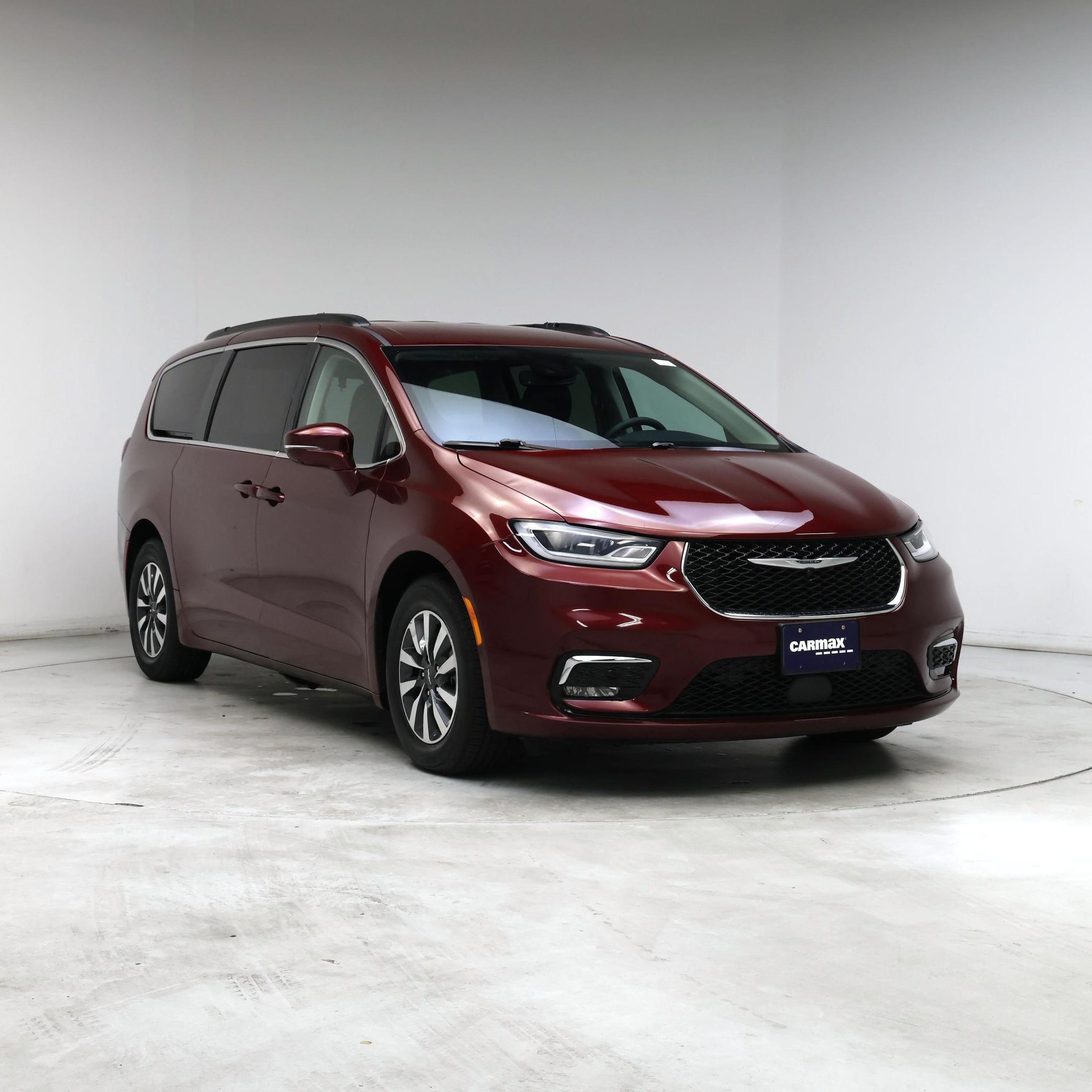Red (Burgundy) 2022 Chrysler Pacifica Hybrid Minivan Front-Wheel Drive Automatic