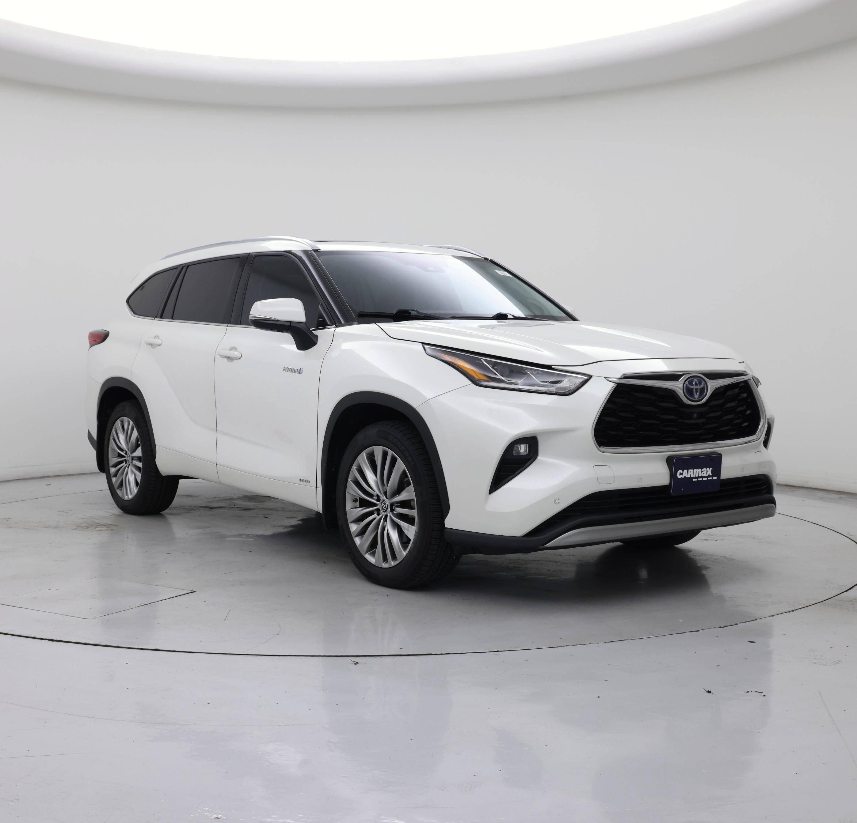 White 2021 Toyota Highlander Hybrid SUV / Crossover All-Wheel Drive Automatic