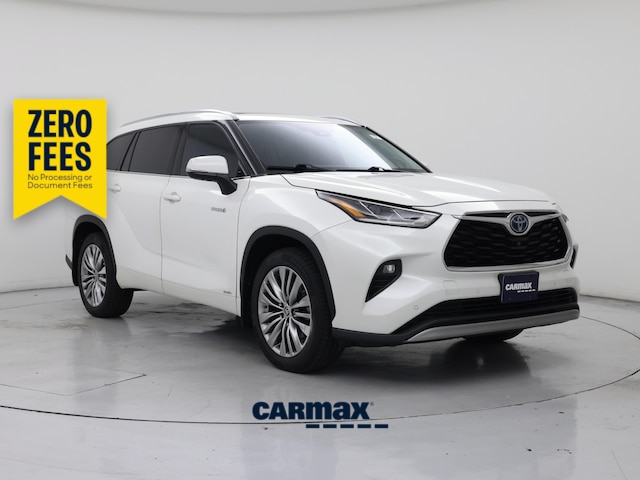 White 2021 Toyota Highlander Hybrid SUV / Crossover All-Wheel Drive Automatic