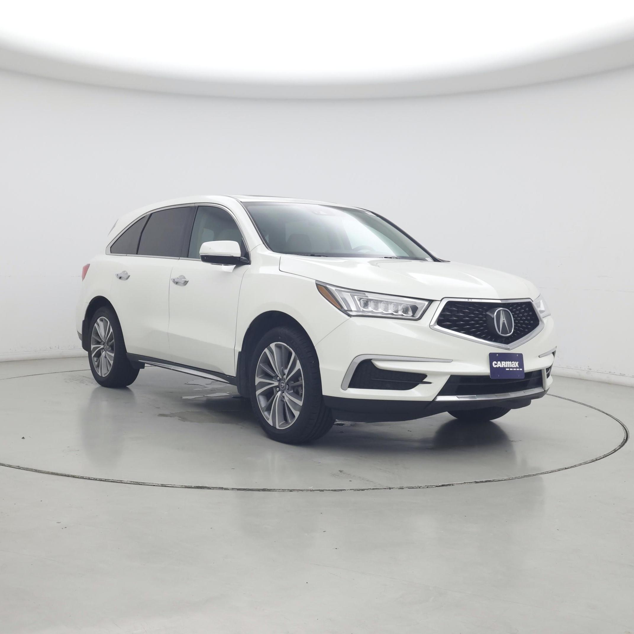 White 2017 Acura MDX SUV / Crossover Front-Wheel Drive Automatic