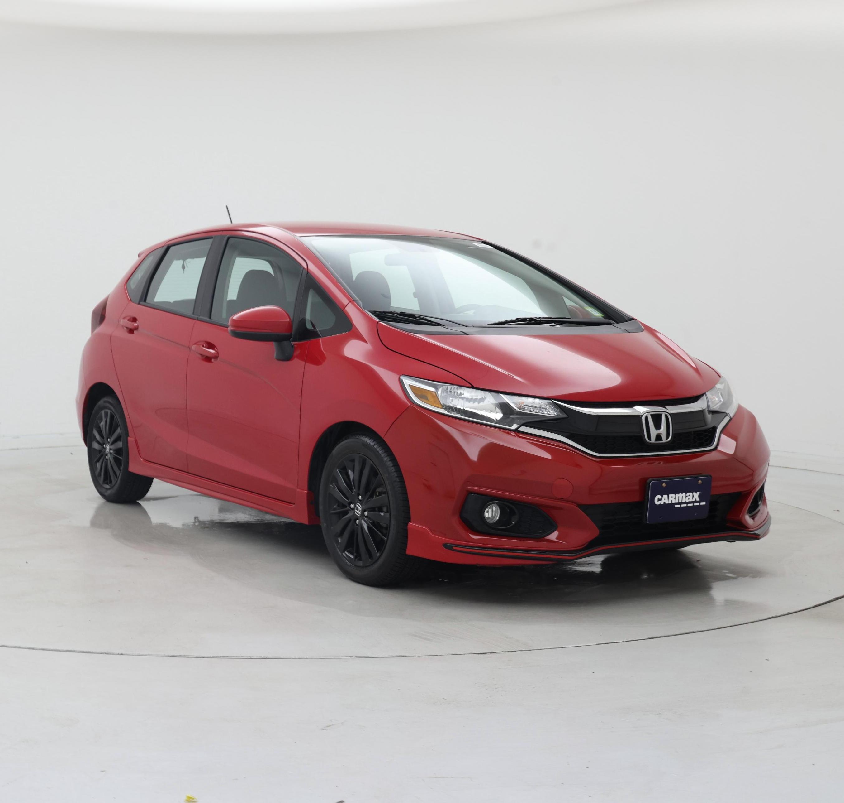 Red 2019 Honda Fit Hatchback Front-Wheel Drive Automatic